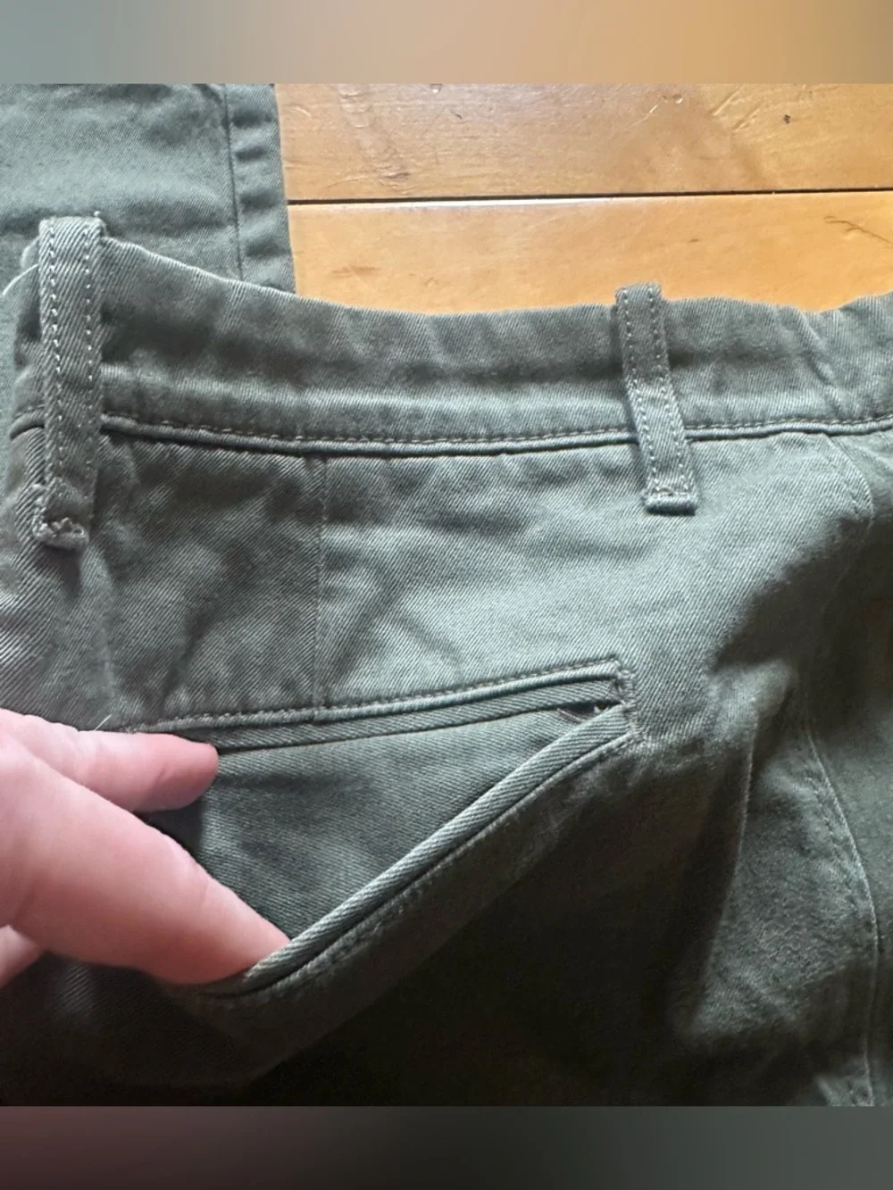 💜 J. Crew Green Stretch 484 Slim Chino Pants (W28 L32)